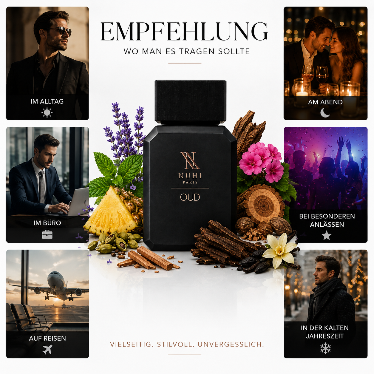 NUHI Paris Oud Eau de Parfum 100 ml