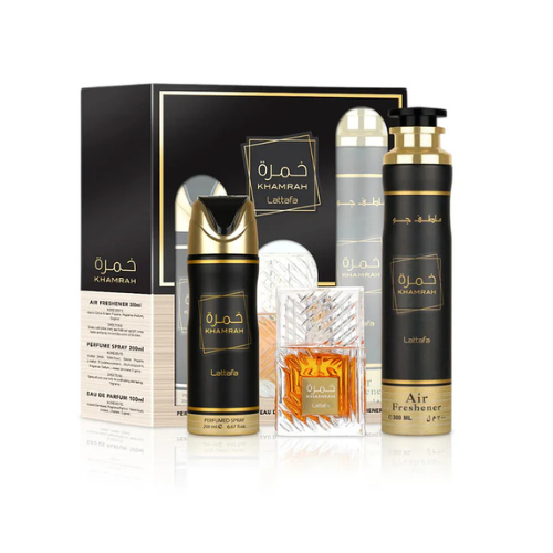 Khamrah Set – Parfümspray & Raumspray