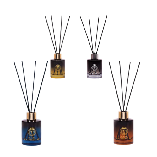 4 x Versage Raumduft 100 ml – Vanilla Amber, Golden Hour, One Art, Spring Breeze