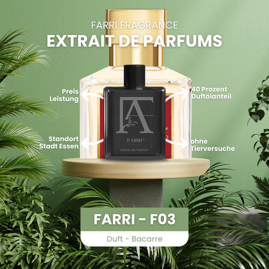 Farri F03 - Bacarre (Inspiriert von Baccarat Rouge 540)