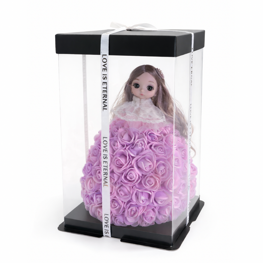Rosenpuppe in Geschenkbox – Love is Eternal