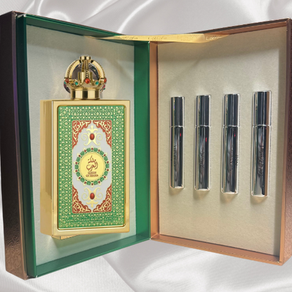 Lattafa Pride Queen of Arabia 100 ml + 4×10 ml Düfte