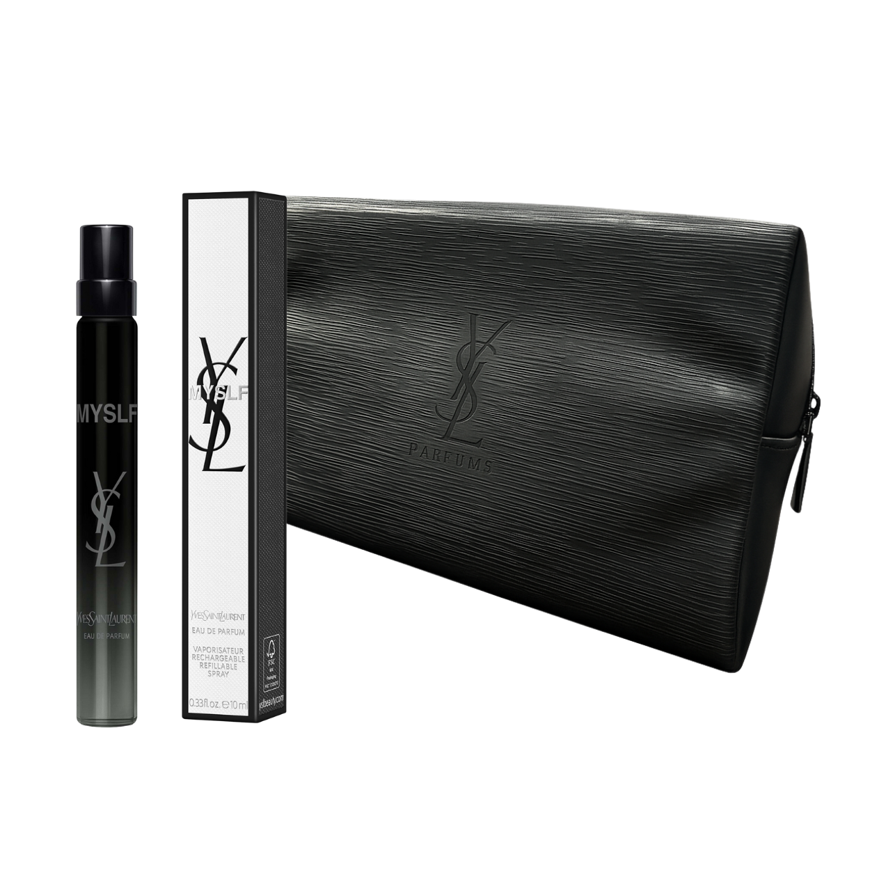 Yves Saint Laurent MYSLF Eau de Parfum 10 ml + YSL Parfums Tasche